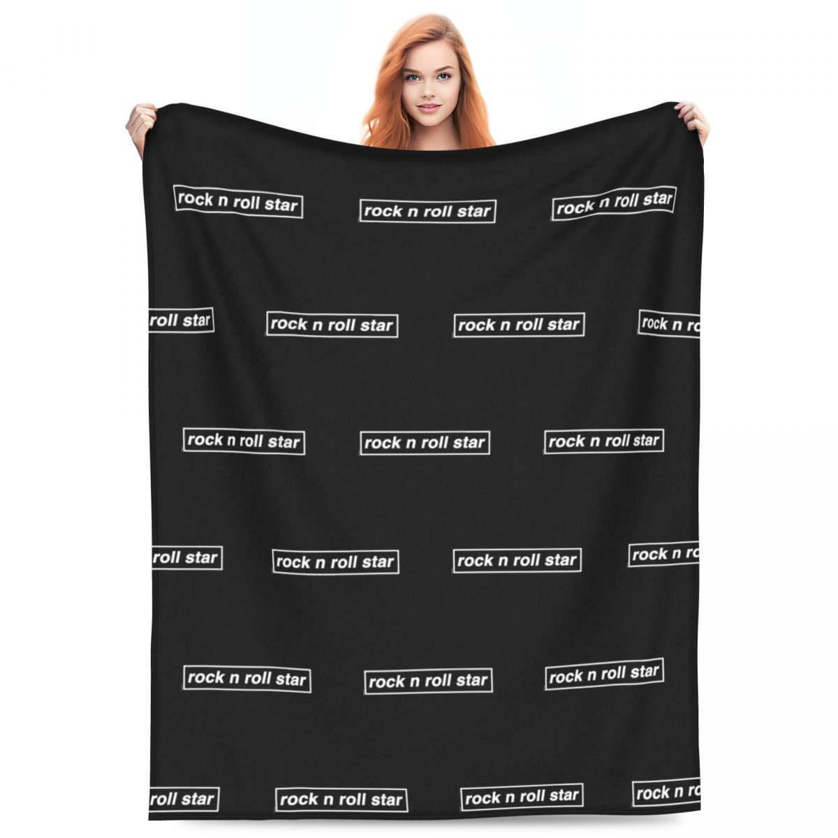 Bedding - Rock N Roll Star Blanket Flannel