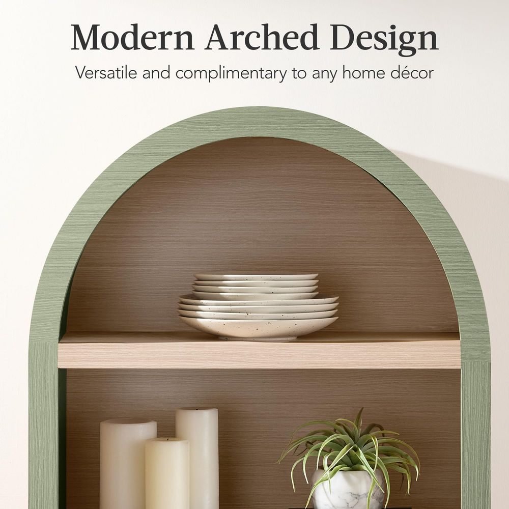 71 Tall Arched Kitchen Pantry, - огляд і ціна Storage & Organization