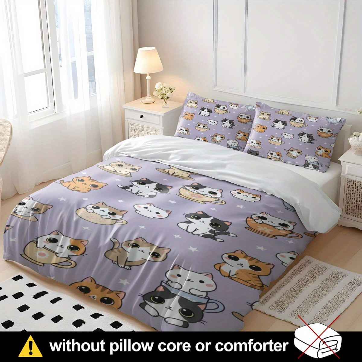Soft Duvet Cover Set of Three  - огляд і ціна Duvet Cover Sets With Zipper