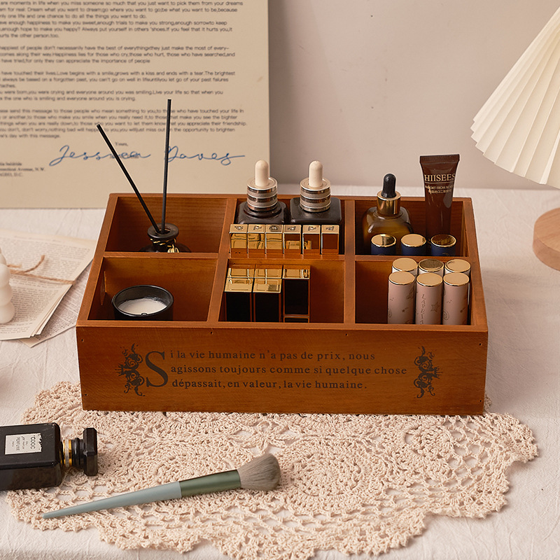 Zakka retro wooden portable si - огляд і ціна Storage & Organization