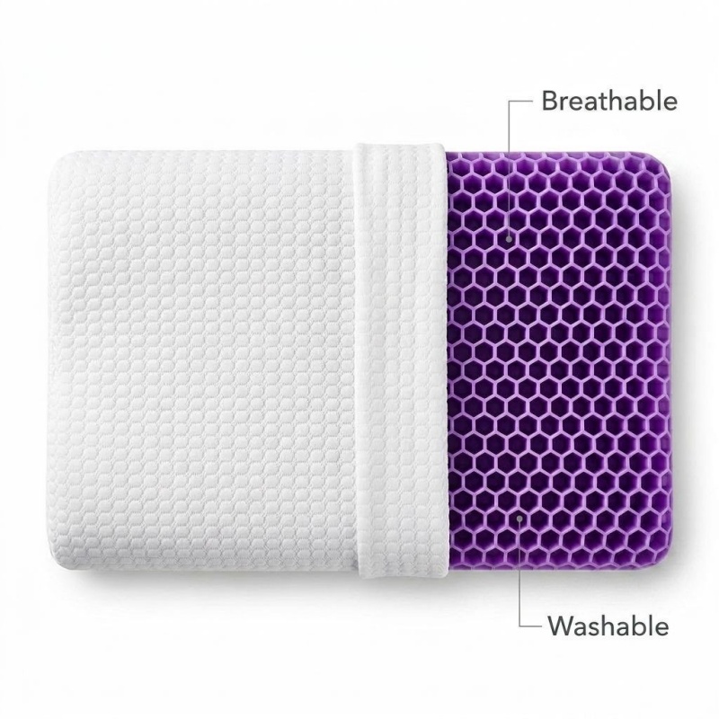 Breathable TPE Pectin Pillow E - огляд і ціна Anti Snore Contour Pillow