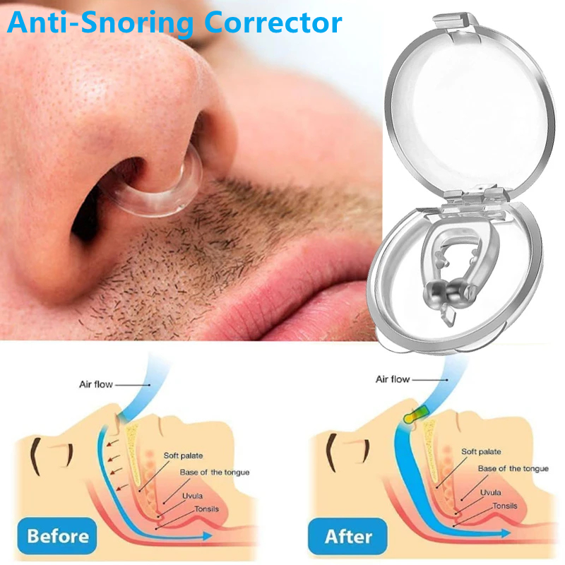 1/2/4PCS Silicone Magnetic Ant - огляд і ціна Anti Snore Contour Pillow