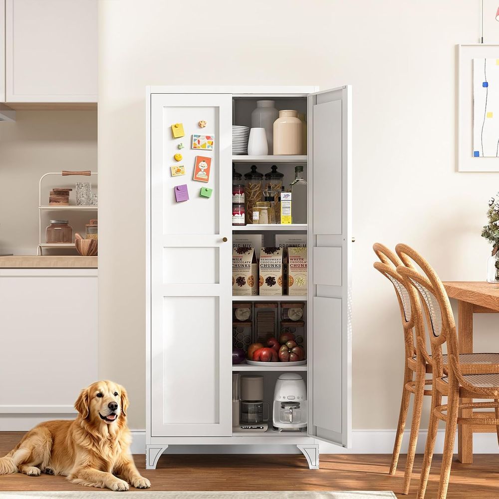 Metal Storage Cabinet with 2 D - огляд і ціна Kitchen