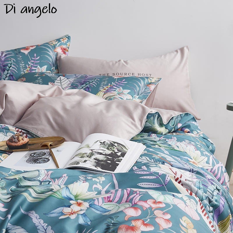 600TC 4Pcs Egyptian Cotton Flo - огляд і ціна Aesthetic Floral Duvet Cover