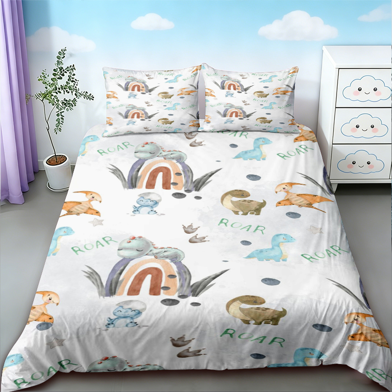 Duvet Cover Cute Dinosaur King - огляд і ціна Bedding