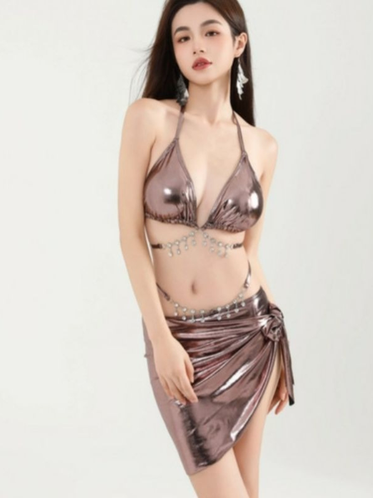Women Sexy Tie Bikini Set Y2k  - огляд і ціна Bath