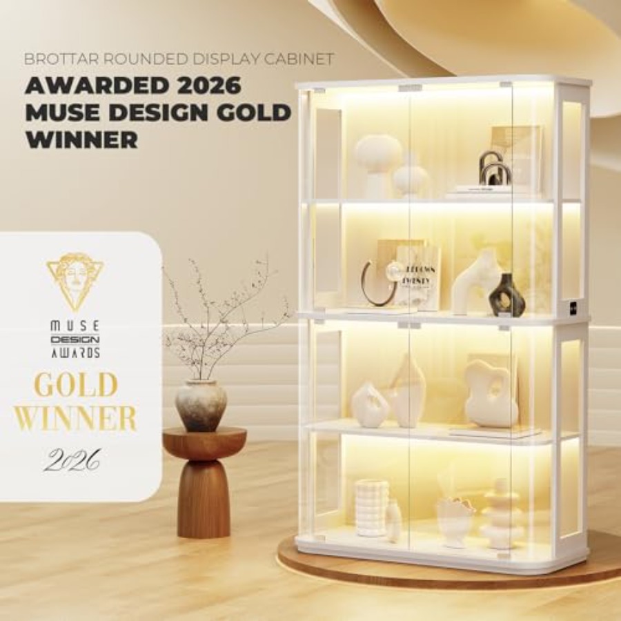 Rounded display cabinet for re - огляд і ціна Lighting