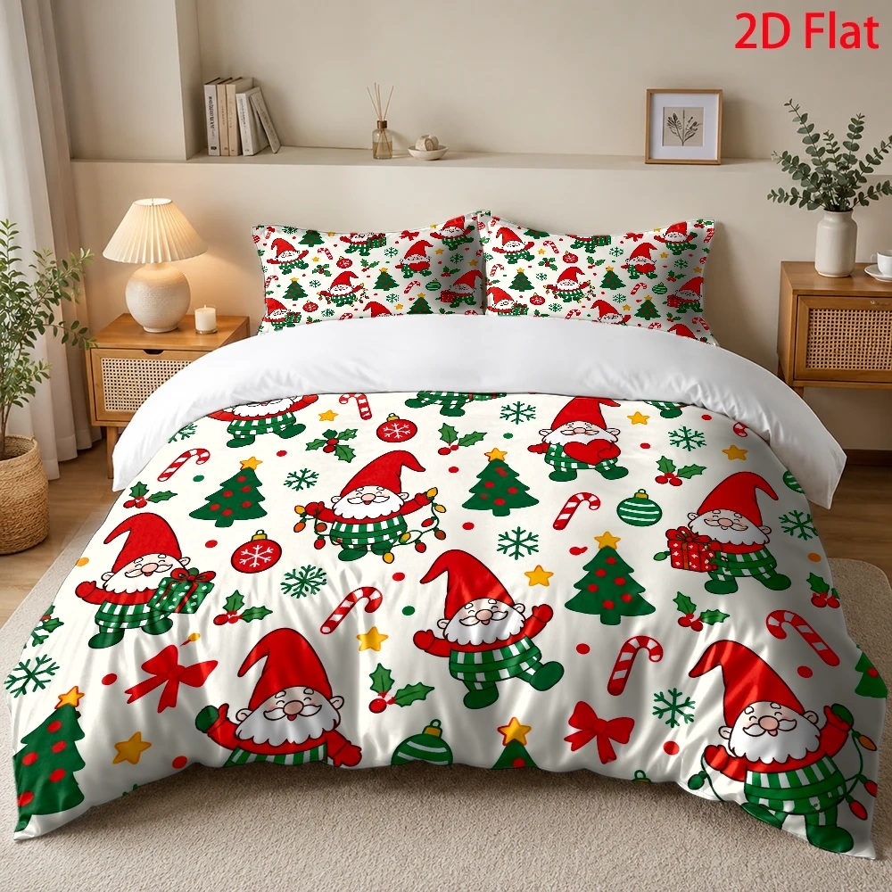 Christmas Gnome Christmas Tree - огляд і ціна Duvet Cover Sets With Zipper
