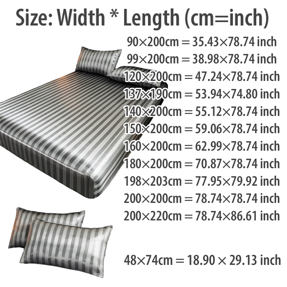 NEW Striped Bed Sheet, Mattres - огляд і ціна Fitted Bed Sheets Deep Pocket