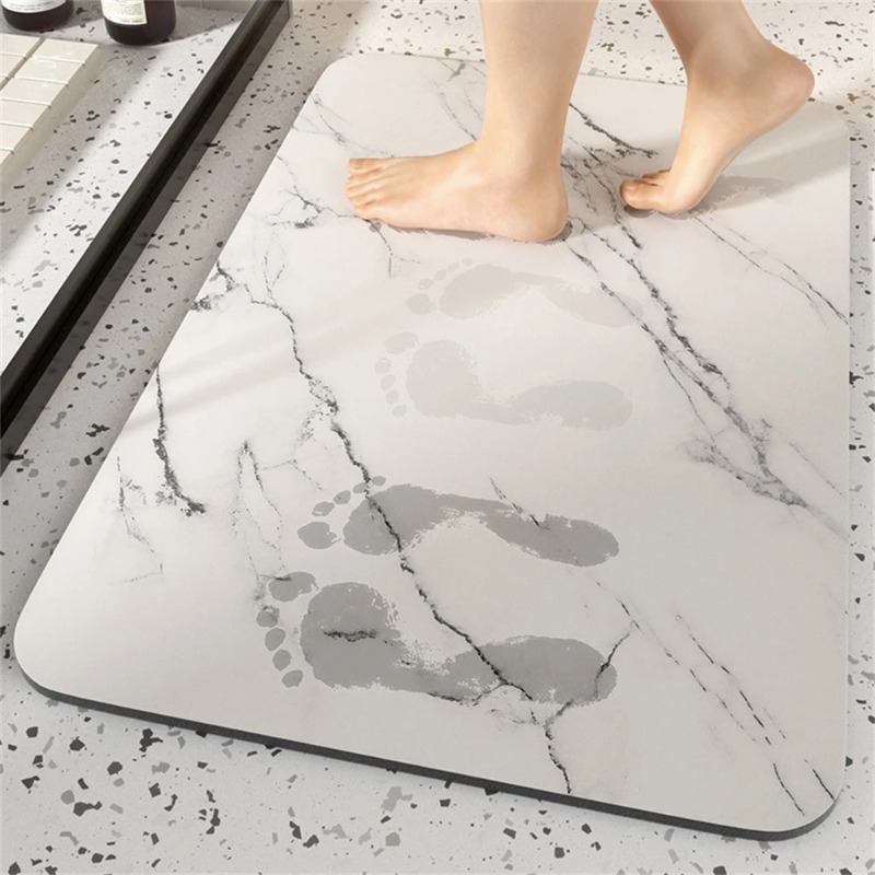1pc Bathroom Rugs Washable Bat - огляд і ціна Quick Dry Diatomite Bath Mat