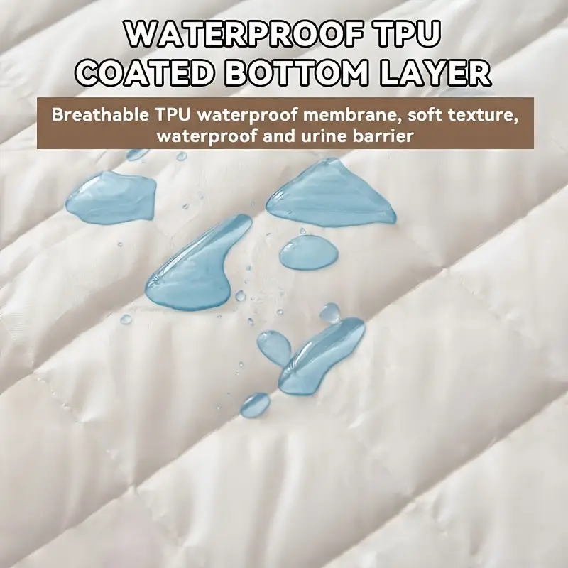 Waterproof Mattress Protector, - огляд і ціна Waterproof Mattress Protector Breathable