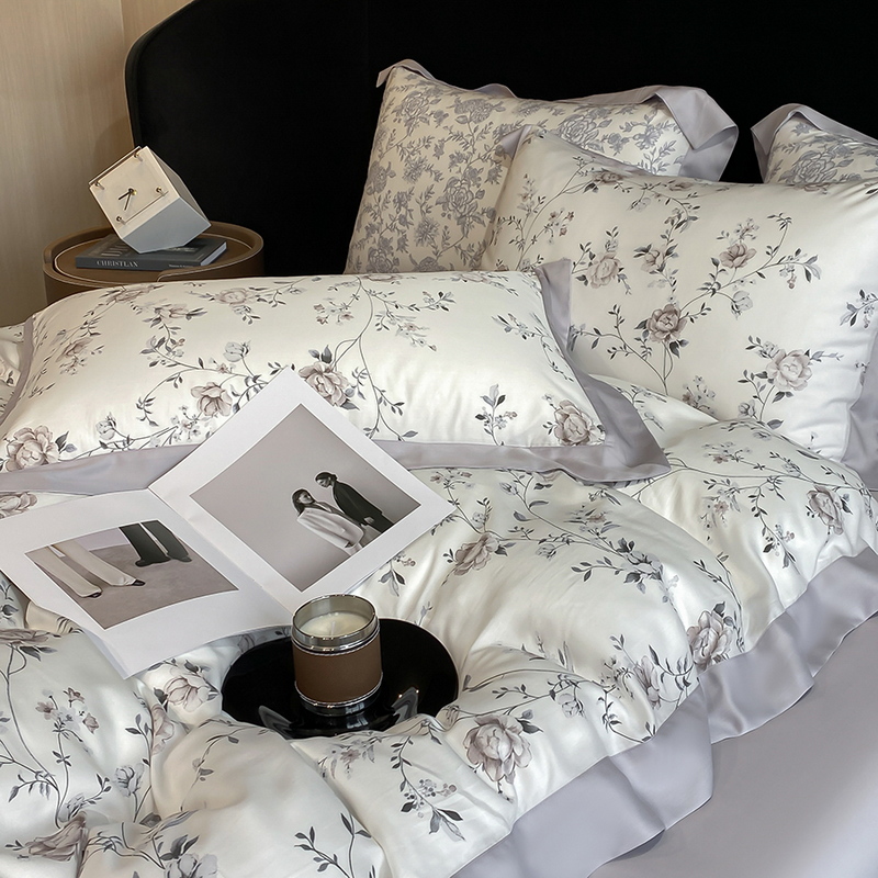 Luxury Digital Printing Flower - огляд і ціна Aesthetic Floral Duvet Cover
