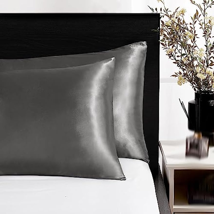 2pcs Satin Silk Pillowcase for - огляд і ціна Satin Silk Pillowcase Hair Skin