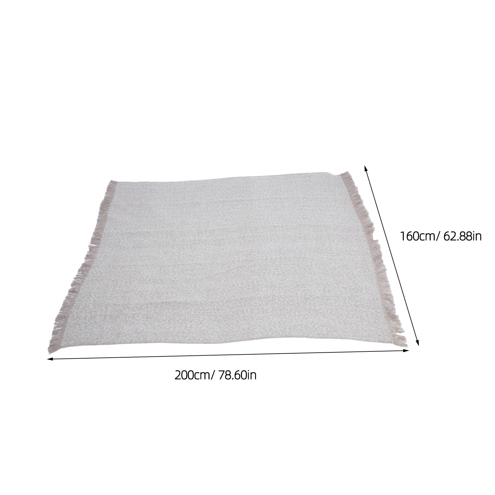 Boho Throw Blanket Brown Soft  - огляд і ціна Boho Throw Blanket Fringe